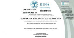 certificazione Rina Eurosafer